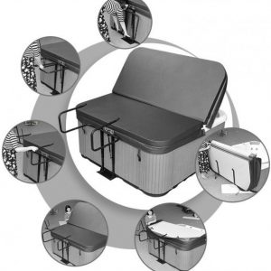 Lève couverture caddy assistance hydraulique