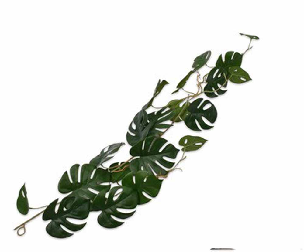 Plante artificielle SILK KA branche suspendue Monstera verte 104 cm DBE85