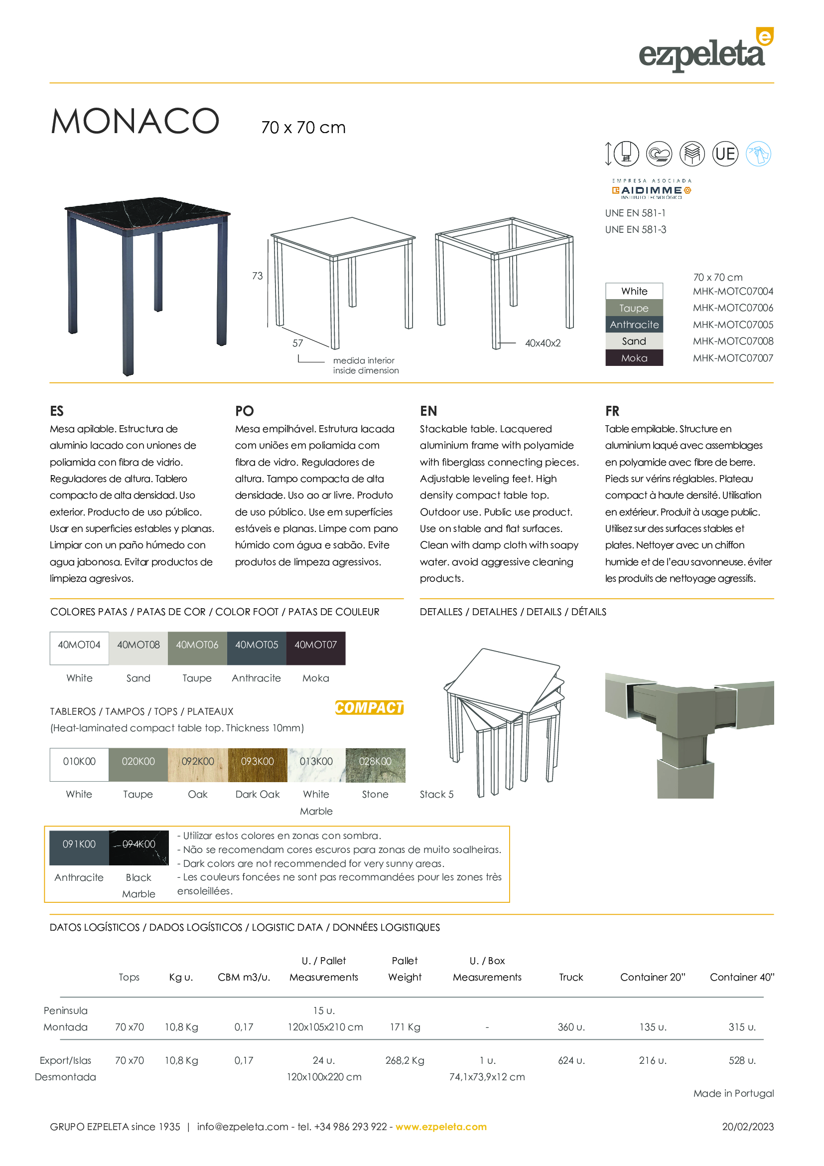 MONACO_70X70 MONACO 70X70