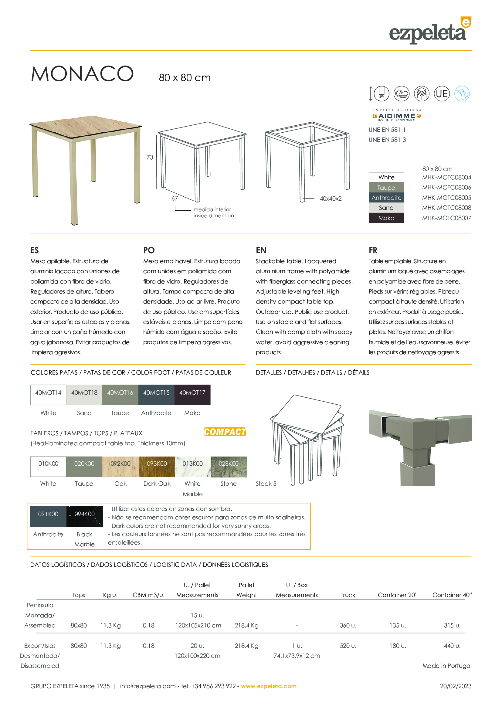 MONACO_80X80 MONACO 80X80