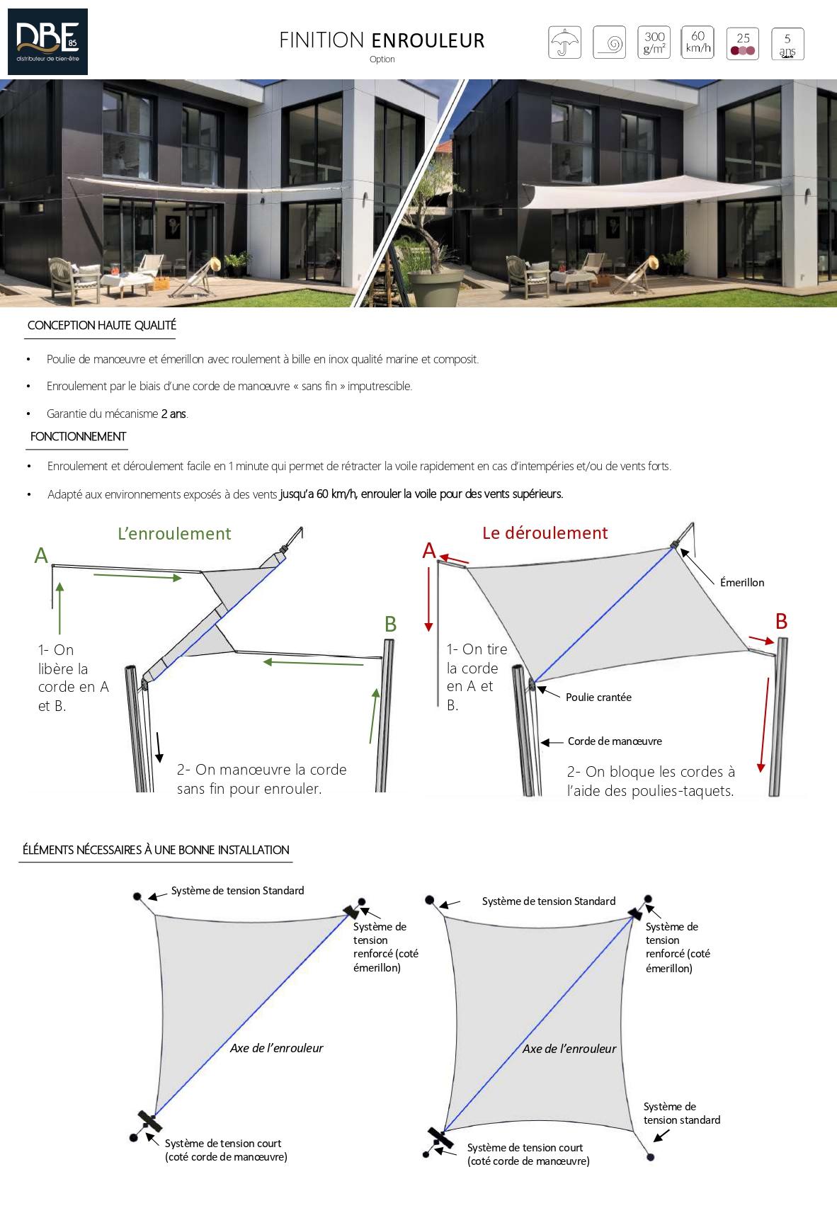 Finition enrouleur 2 Finition enrouleur 2