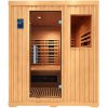 Sauna infrarouge AL 150, GAMME DELUXE Bois cèdre rouge. Dans votre magasin de spa, sauna à Saint Hilaire de Riez en Vendée Sauna infrarouge AL 150, GAMME DELUXE Bois cèdre rouge. Dans votre magasin de spa, sauna à Saint Hilaire de Riez en Vendée