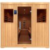Sauna infrarouge AL 215, GAMME DELUXE Bois cèdre rouge. Dans votre magasin de spa, sauna à Saint Hilaire de Riez en Vendée Sauna infrarouge AL 215, GAMME DELUXE Bois cèdre rouge. Dans votre magasin de spa, sauna à Saint Hilaire de Riez en Vendée