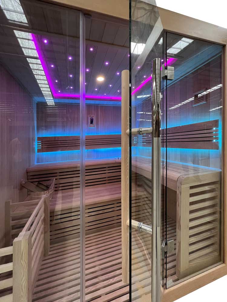 Sauna Vapeur UTOPIA 6. Dans votre magasin de spa, sauna à Saint Hilaire de Riez en Vendée Sauna Vapeur UTOPIA 6. Dans votre magasin de spa, sauna à Saint Hilaire de Riez en Vendée